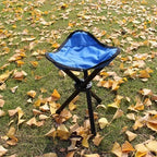 TrekHocker Outdoor | Plegable y Ultraligero | Antideslizante y Robusto | Azul/Verde/Rojo