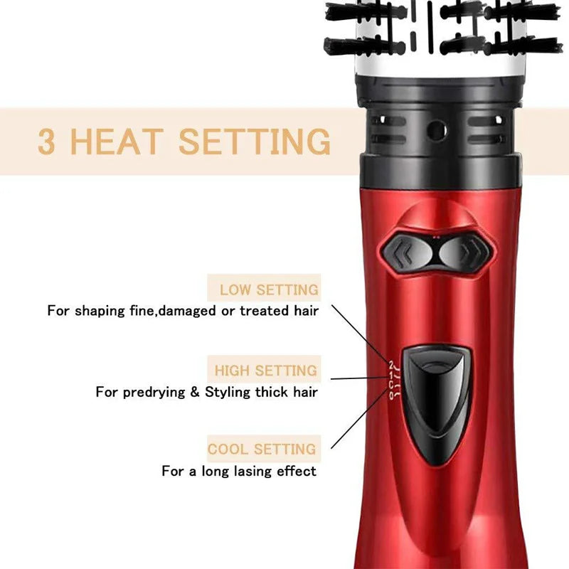 StilMeister™ Cepillo Rotatorio 3 en 1, Estilizador &amp; Secador de Pelo