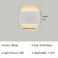 LumiEra Moderne LED-Aplique | Diseño Elegante | Luz Cálida para Dormitorio, Pasillo y Baño