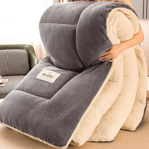 Manta de Invierno de Franela de Doble Capa Premium | Extra Grande, Transpirable e Ideal para Noches Acogedoras