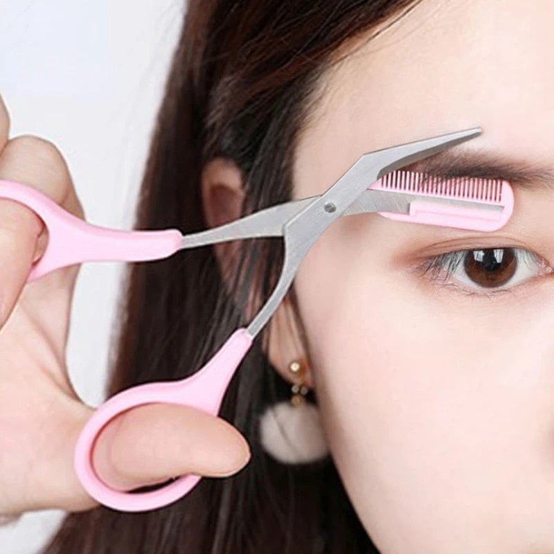 Kalsten | BrowPerfektor - Tijeras de Cejas de Acero Inoxidable