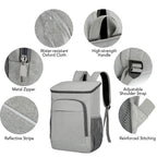 FrostoPak Mochila Térmica 30L | A Prueba de Fugas & Aislada | Para Camping, Senderismo & Picnic | Tejido Oxford