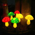 LumiFungi - Encantadoras luces de hongos solares para un jardín mágico