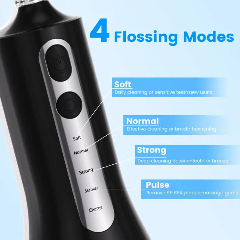 Hidropulidor recargable para el cuidado dental