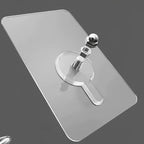 TRACELESS – Ganchos de pared sin residuos 10 piezas transparentes y fuertes