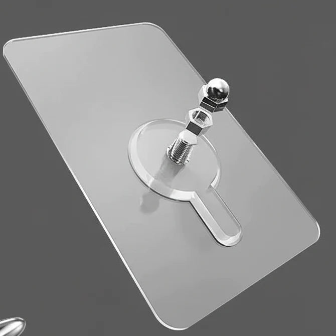 TRACELESS – Ganchos de pared sin residuos 10 piezas transparentes y fuertes