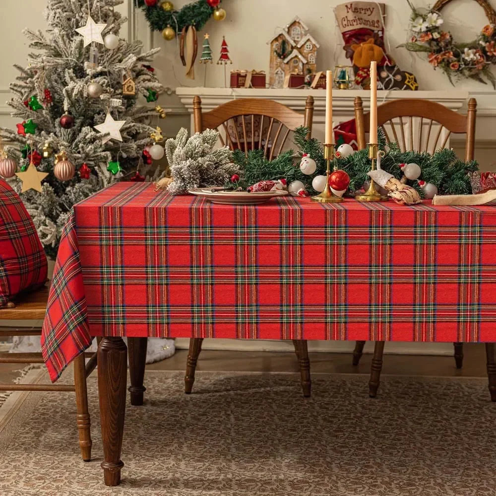 Carvallo - Mantel a rayas navideño