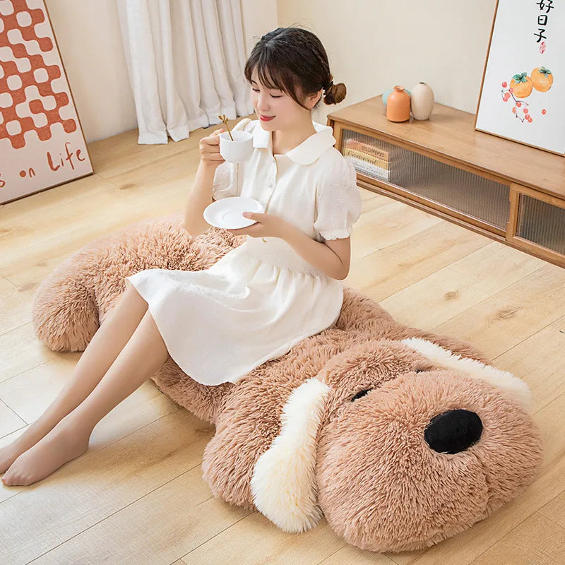 Almohada de Lounge de Peluche Extra Suave y Sobredimensionada para Perros