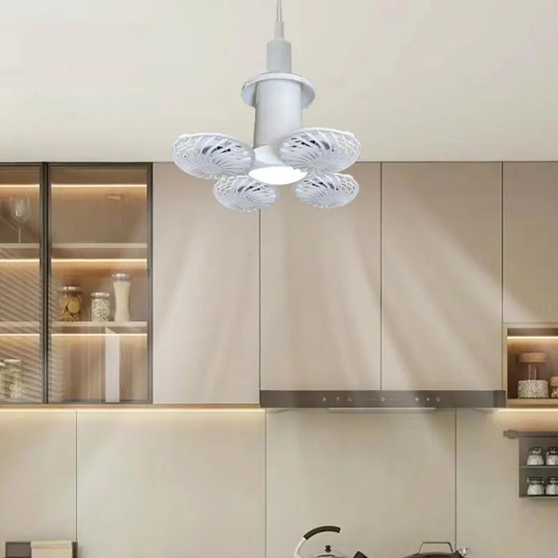 Lámpara Solar de Camping Ventolux con Ventilador | Plegable y Portátil | 3 Niveles de Viento y Iluminación LED | Para Tienda, Terraza y Exterior