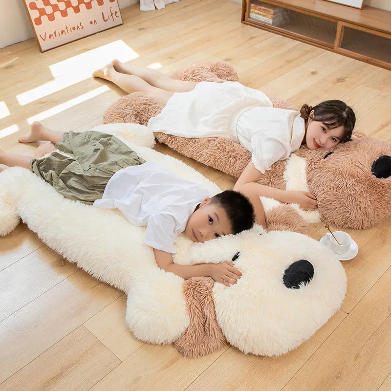 Almohada de Lounge de Peluche Extra Suave y Sobredimensionada para Perros