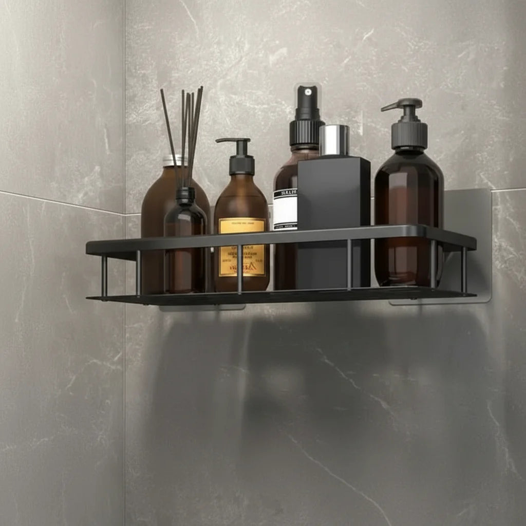 NORDICSHELF - Estante adhesivo para el baño – Sin perforaciones y elegante para cualquier baño