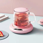 Skanto | Calentador de Tazas de Café Inteligente con Pantalla Digital