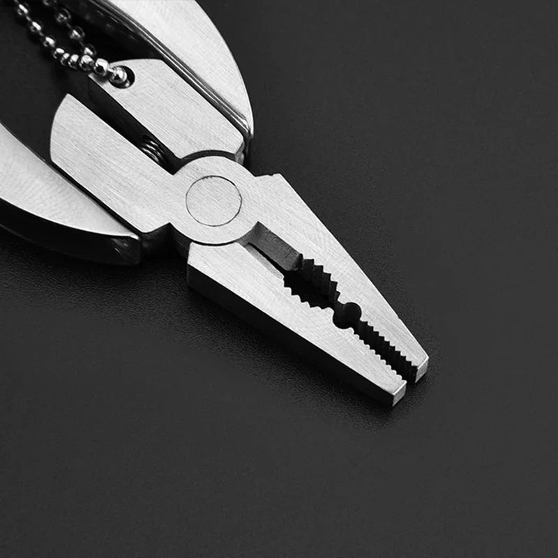 Mini-Herramienta TrekMate | Alicates Plegables con Cuchillo | Formato Llavero | Exterior y Camping