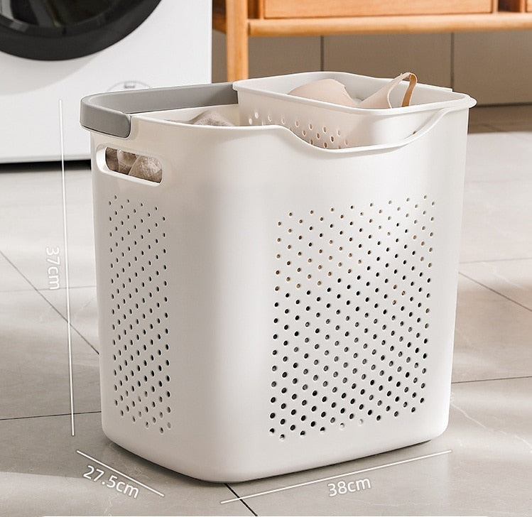 Cesta de Ropa Transpirable y Duradera de Estilo Japonés
