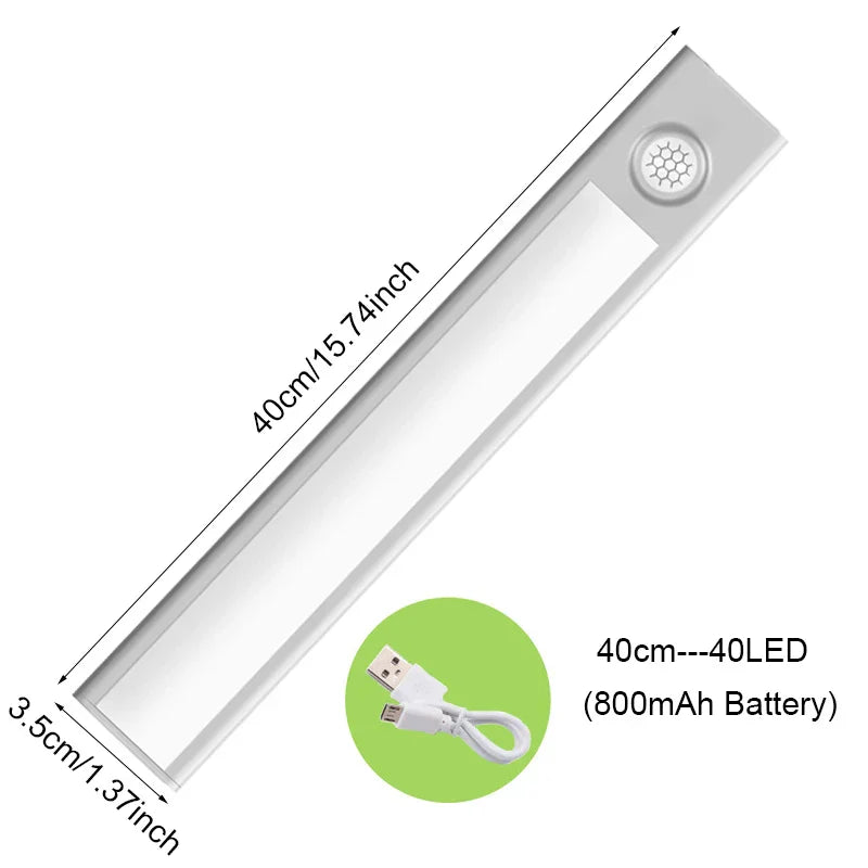 Lámpara de sensor de movimiento recargable por USB