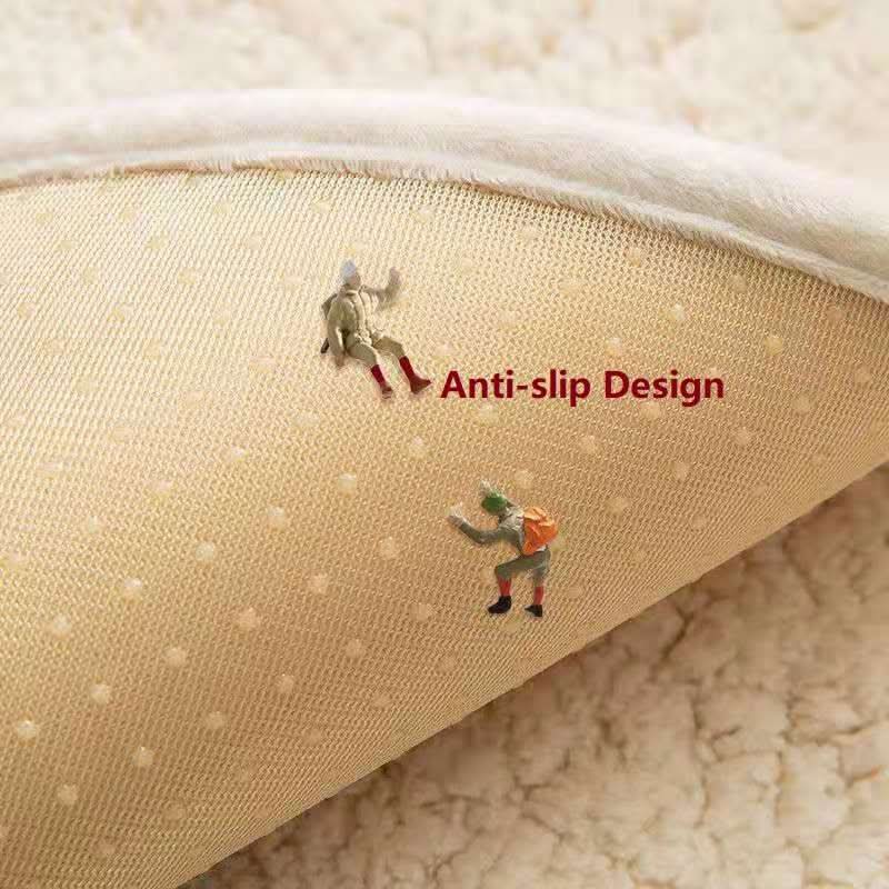 Funda de Sofá de Cachemira de Cordero Ultra Suave – Efecto Peluche y Antideslizante