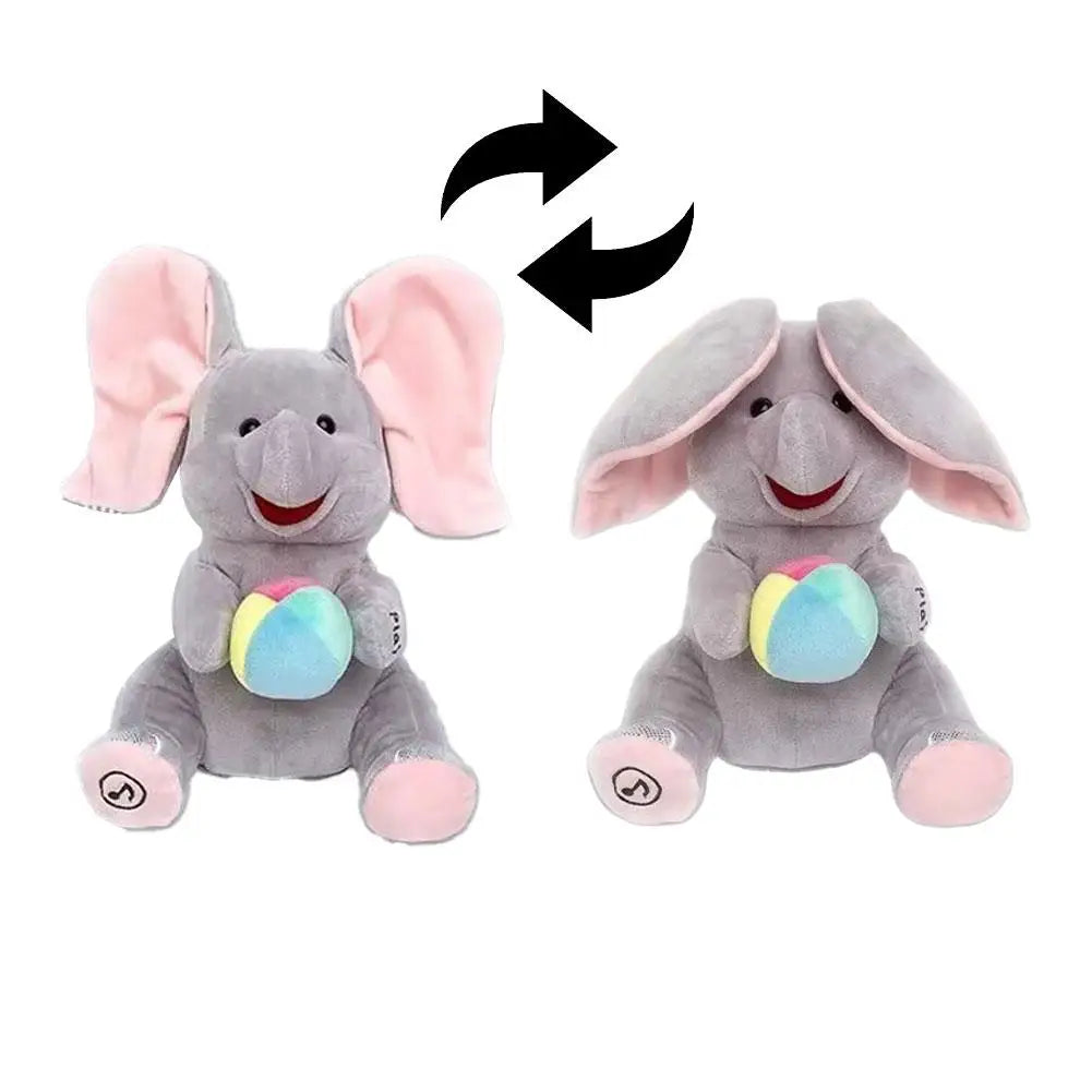 Peluches musical de elefante para bebé