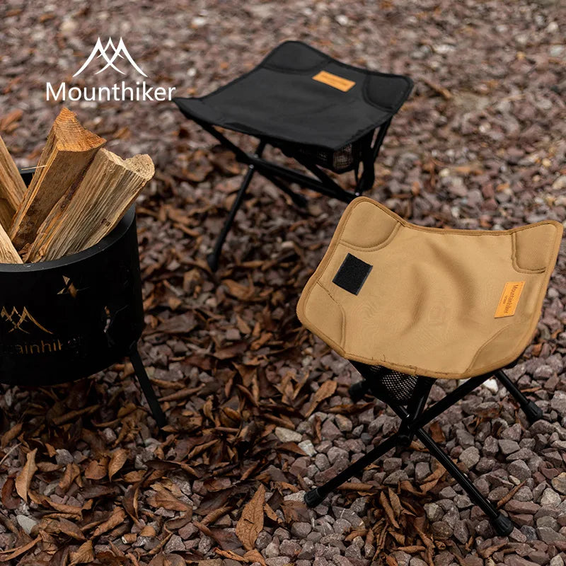 TrekLite Silla Plegable Ultraligera para Exterior y Camping | Compacta y Portátil | Aleación de Aluminio | Para Senderismo, Pesca y Viajes