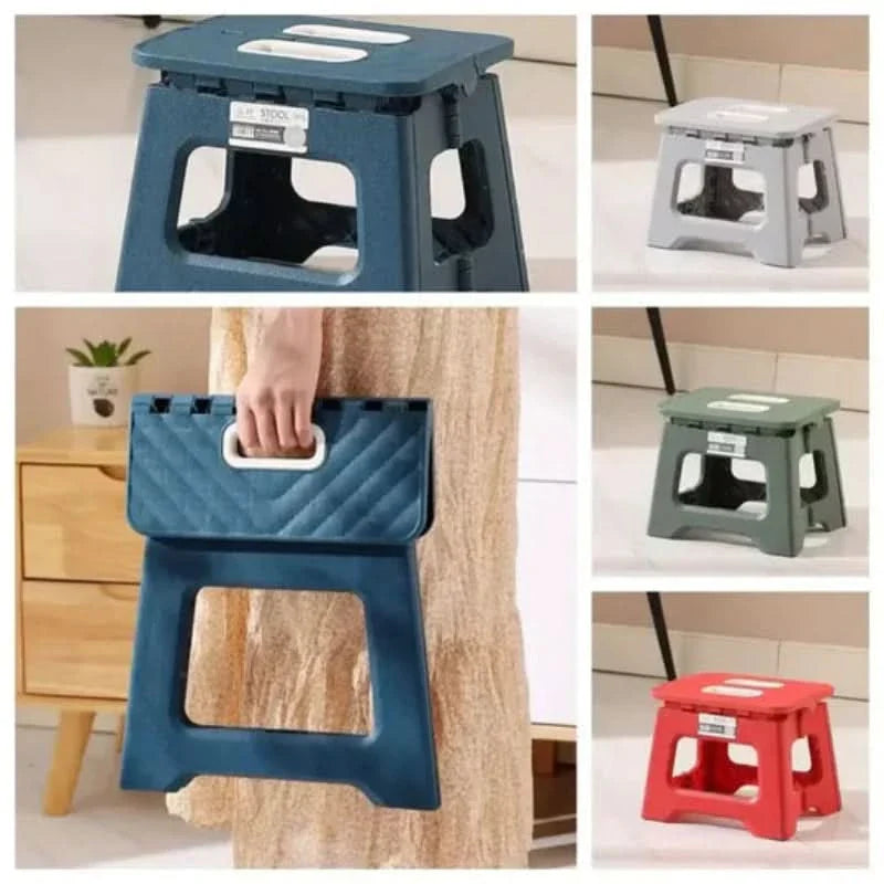 Taburete plegable estable y fácil de transportar