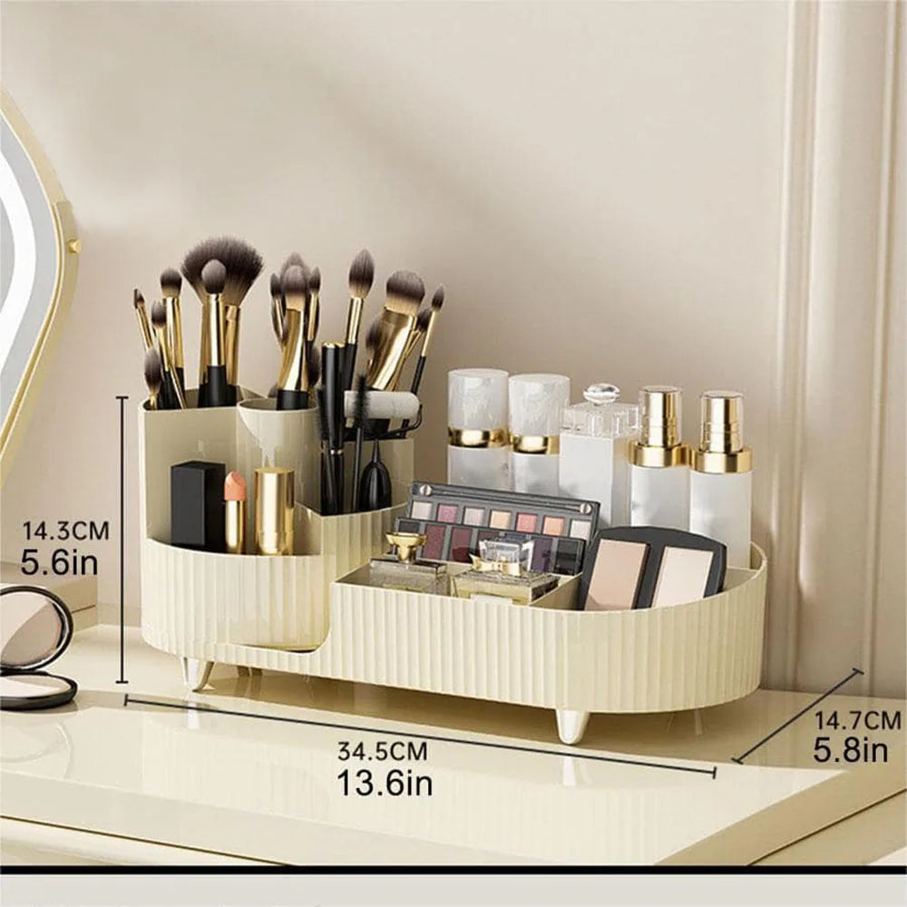 Eleganza – Organizador de Belleza de Lujo con Diseño Slim y Rotatorio