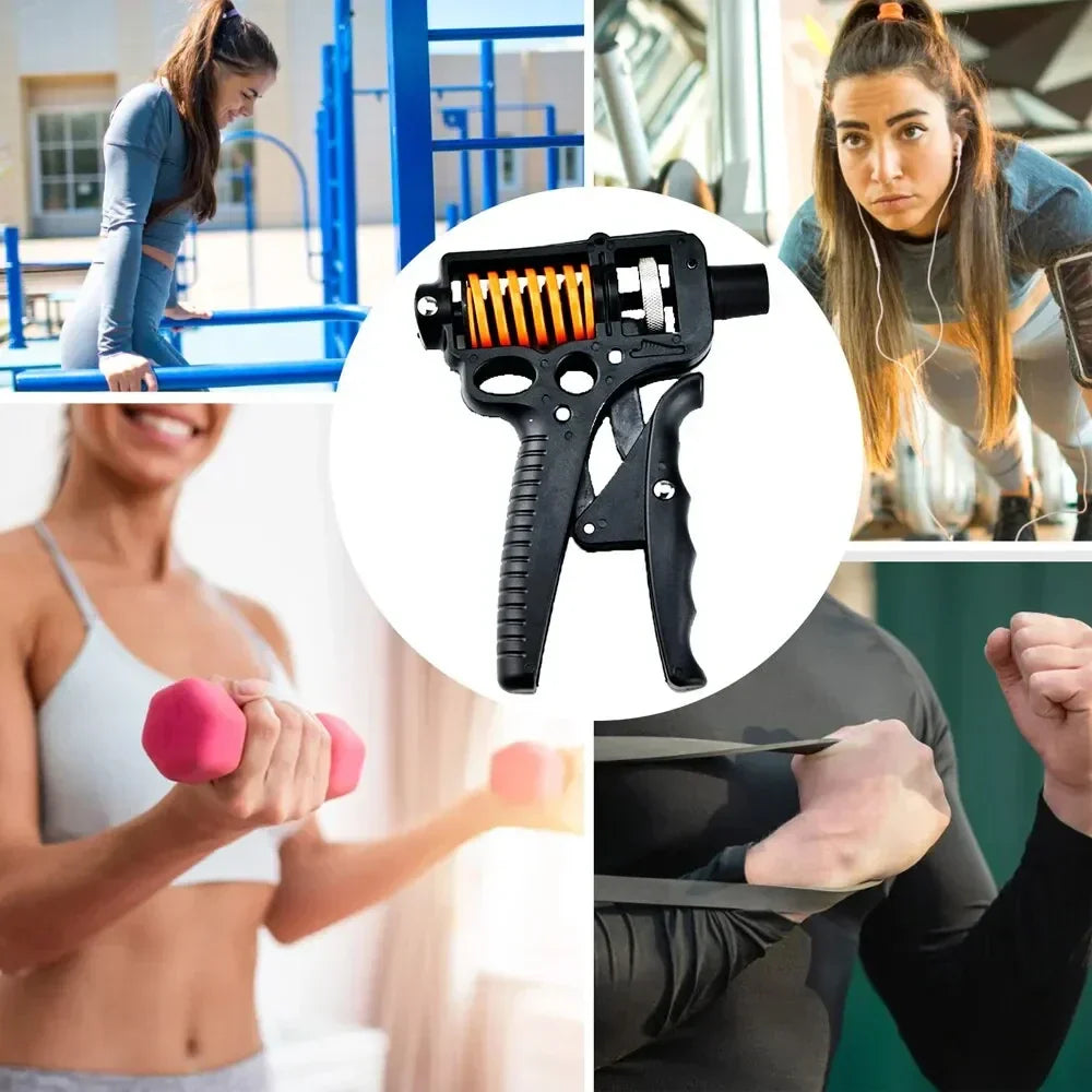 Ajustable 5-165kg Fortalecedor de Agarre de Mano - Expansor de Dedos para Entrenamiento de Brazo, Muñeca y Antebrazo Bowlift