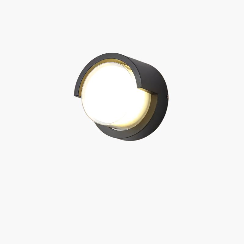 Lunaris | Lámpara de pared LED exterior moderna