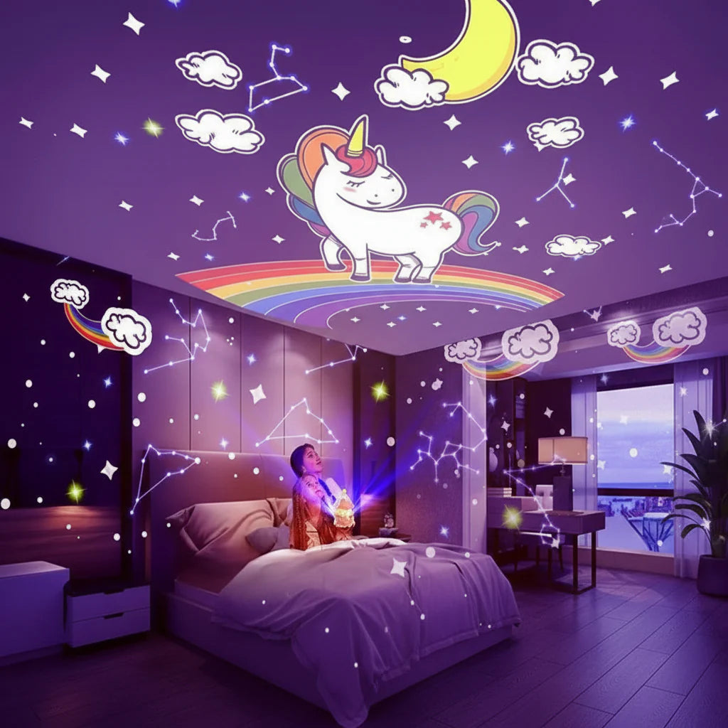 DREAMLIX – Projecteur d'étoiles musical avec 12 thèmes enchanteurs
