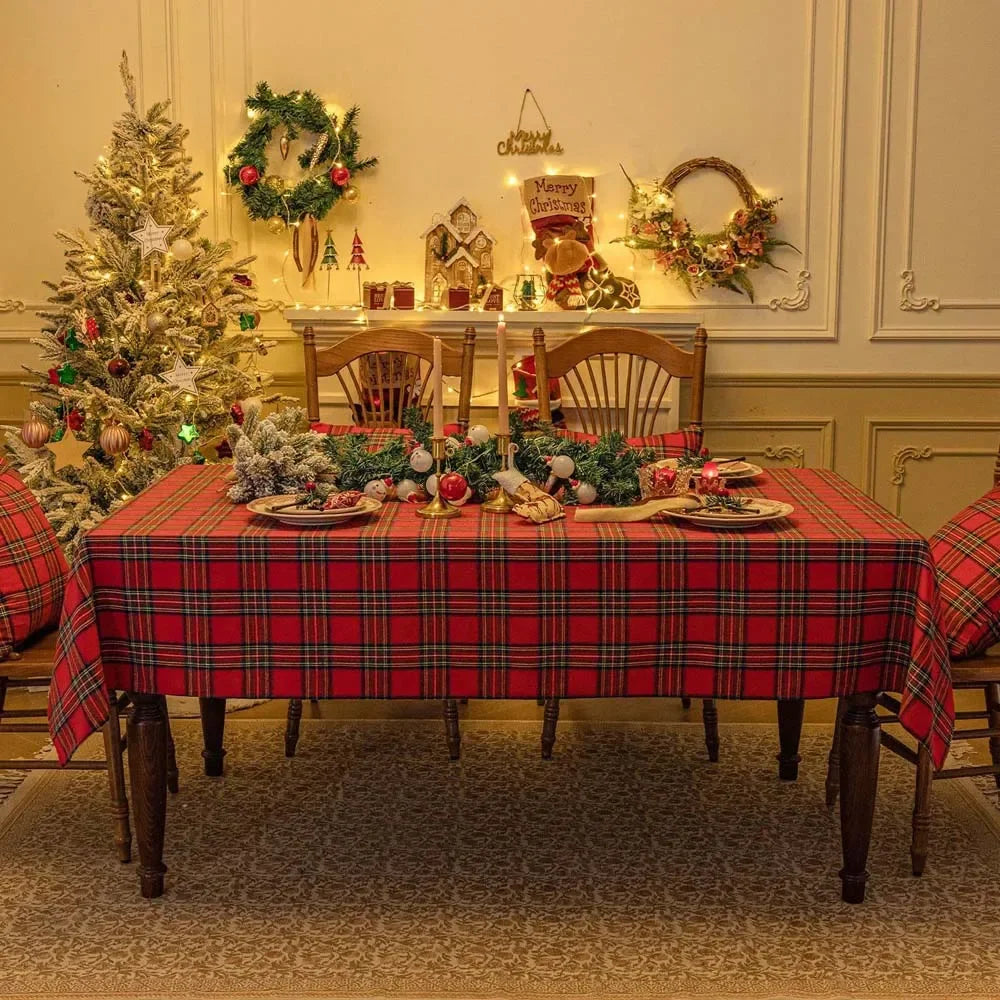 Carvallo - Mantel a rayas navideño