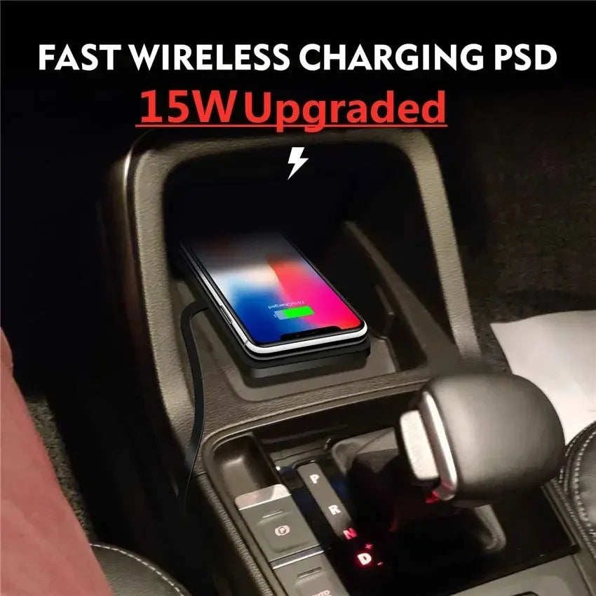Kalsten | Voltigo Almohadilla de Carga Inalámbrica | Cargador Rápido de 15W | Antideslizante y Ultra Delgado | Compatible con iPhone y Samsung