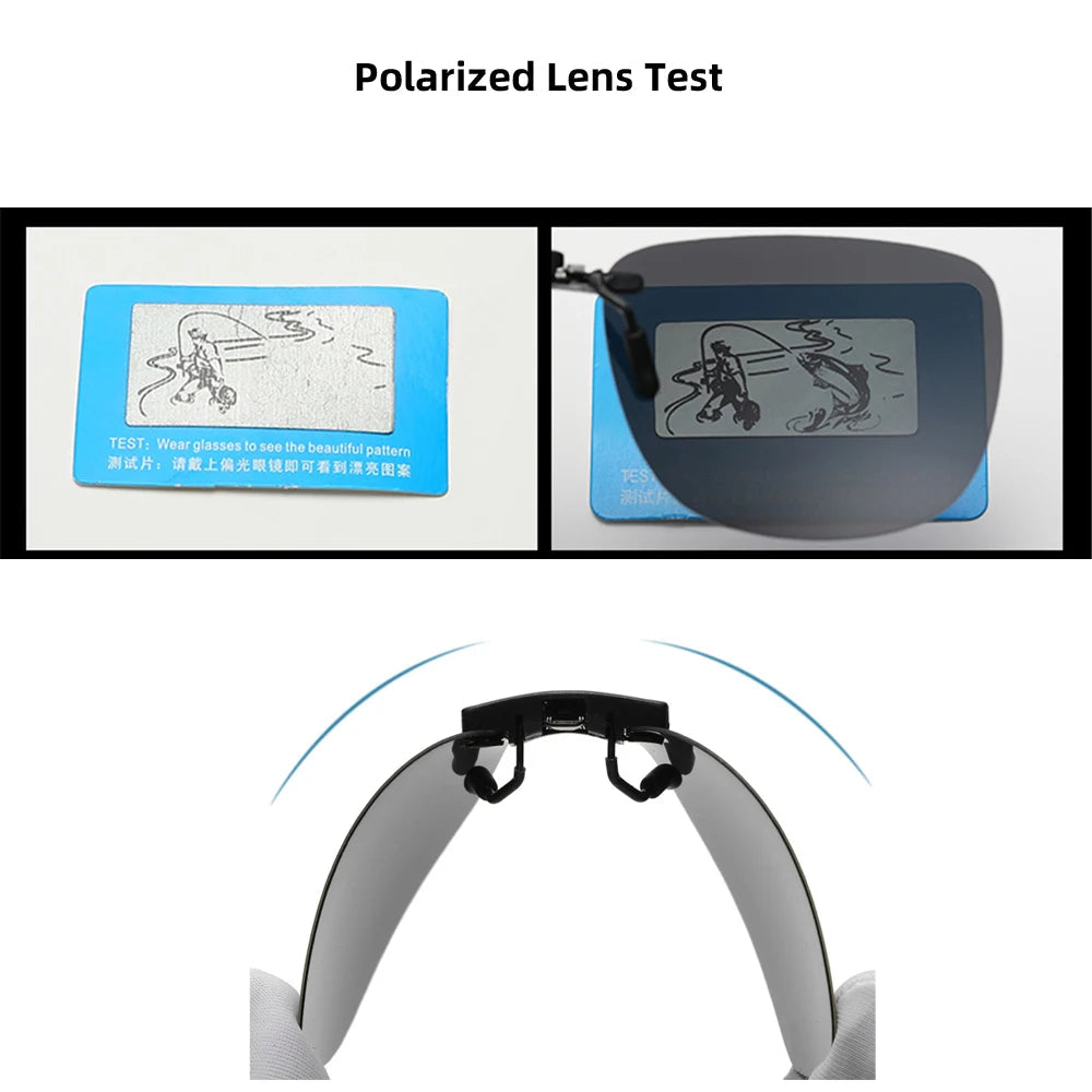 Gafas de sol Clip-On polarizadas UV400