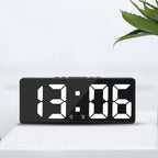 Reloj LED Simple con Luz Colorida, Temperatura, Calendario, Despertador, Reloj Creativo