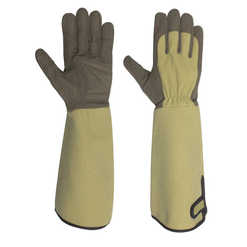 Guantes de Jardinería FLORAHAND | Resistente a Espinas y Transpirable | Guantes Largos para Rosales para Mujeres | 1 Par