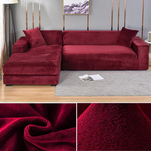SofaSnug - Funda elástica de terciopelo que ahorra su dinero
