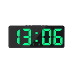 Reloj LED Simple con Luz Colorida, Temperatura, Calendario, Despertador, Reloj Creativo