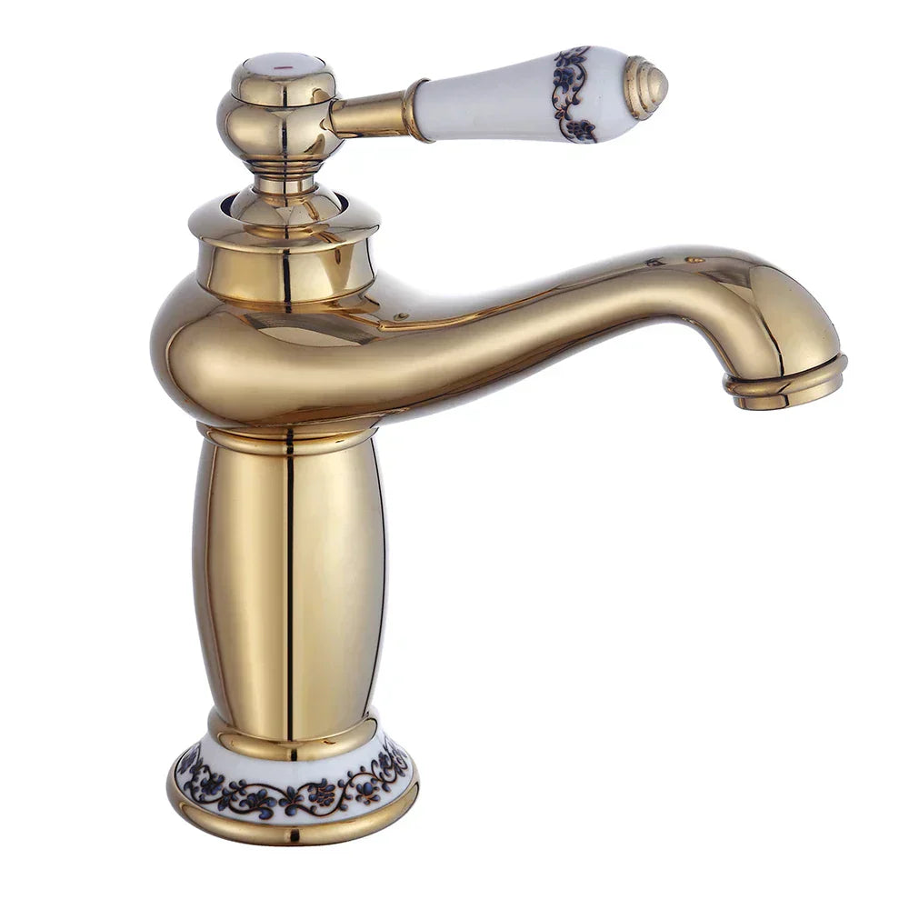 LuxeFlow – Grifo de baño de estilo vintage con diseño elegante y fácil instalación