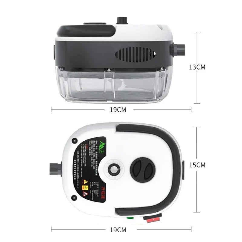 Limpiador a vapor STEAMVOLT | 2500W Alta presión | 3 Bar de potencia de vapor | Para cocina, baño y hogar