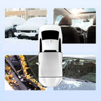 Cubierta magnética para parabrisas de automóvil FrostGuard Max | Protección contra el hielo en invierno y protección UV en verano | Impermeable y fácil de fijar