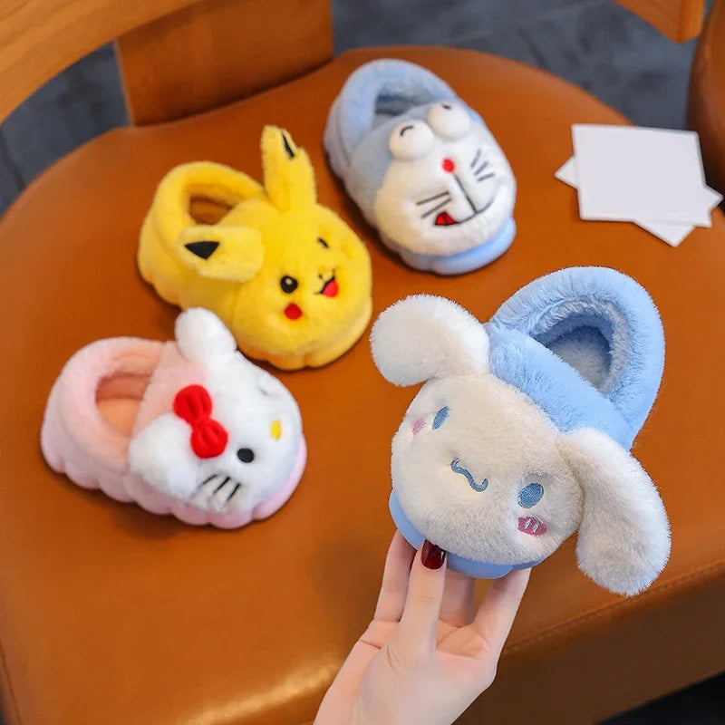 Pantuflas Cartoon Pickaguu | Zapatillas Cálidas para Niños y Niñas - Suela Suave