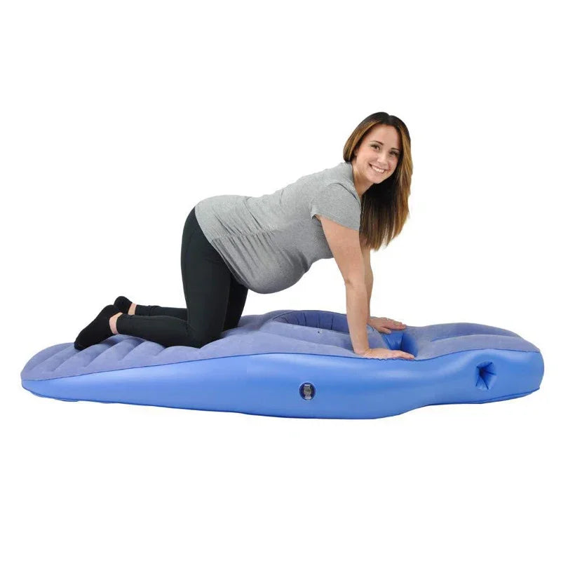 Cojín Inflable para Embarazo y Esteras de Yoga – Ideal para Noches Cómodas y Soporte