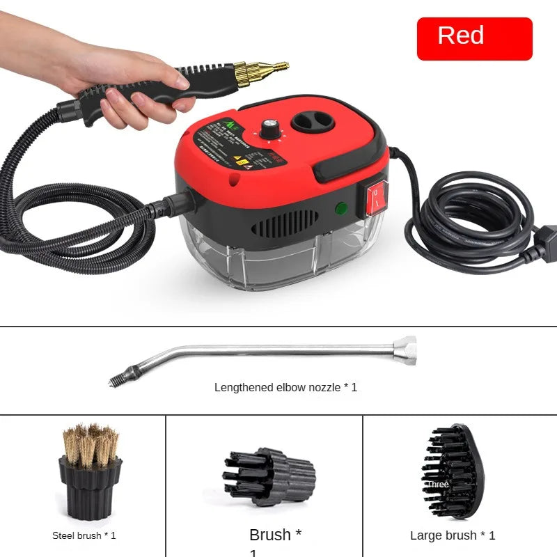 Limpiador a vapor STEAMVOLT | 2500W Alta presión | 3 Bar de potencia de vapor | Para cocina, baño y hogar