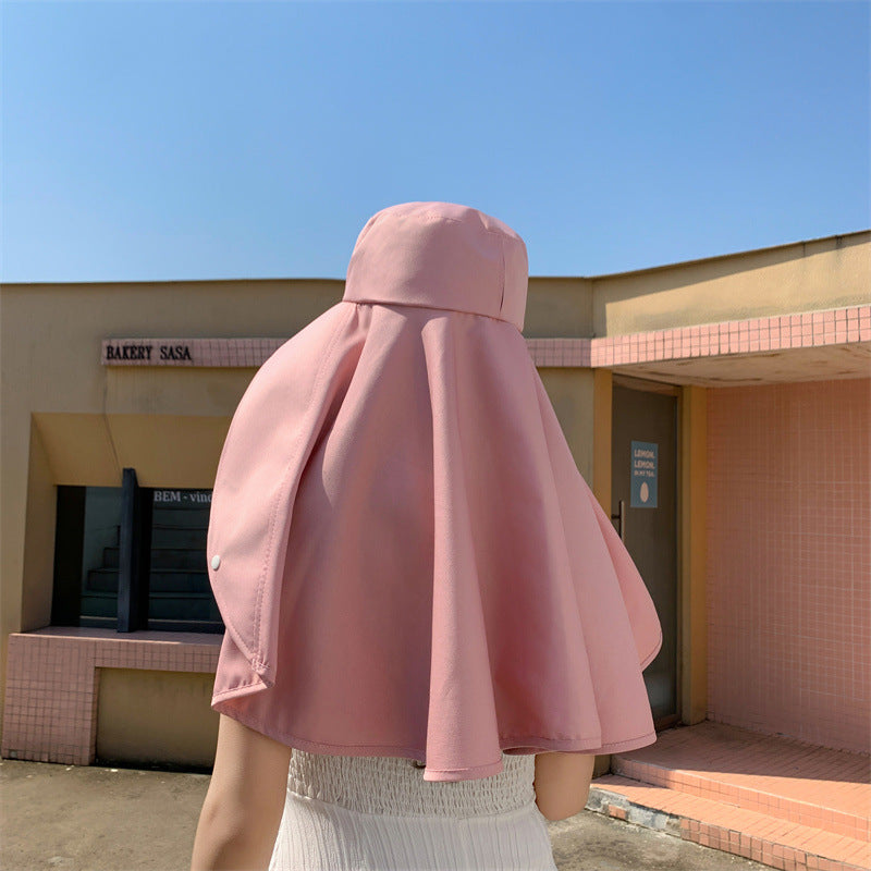 Sombrero Elegante de Protección Solar con Amplia Visera para Mujeres