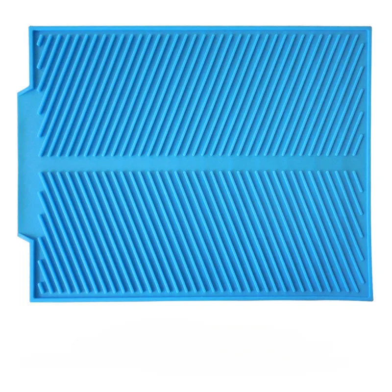 Silidro Alfombrilla de Silicona para Secar en la Cocina | Antideslizante y Resistente al Calor | Alfombrilla de Secado para Platos, Ollas y Vasos | Flexible y de Fácil Cuidado