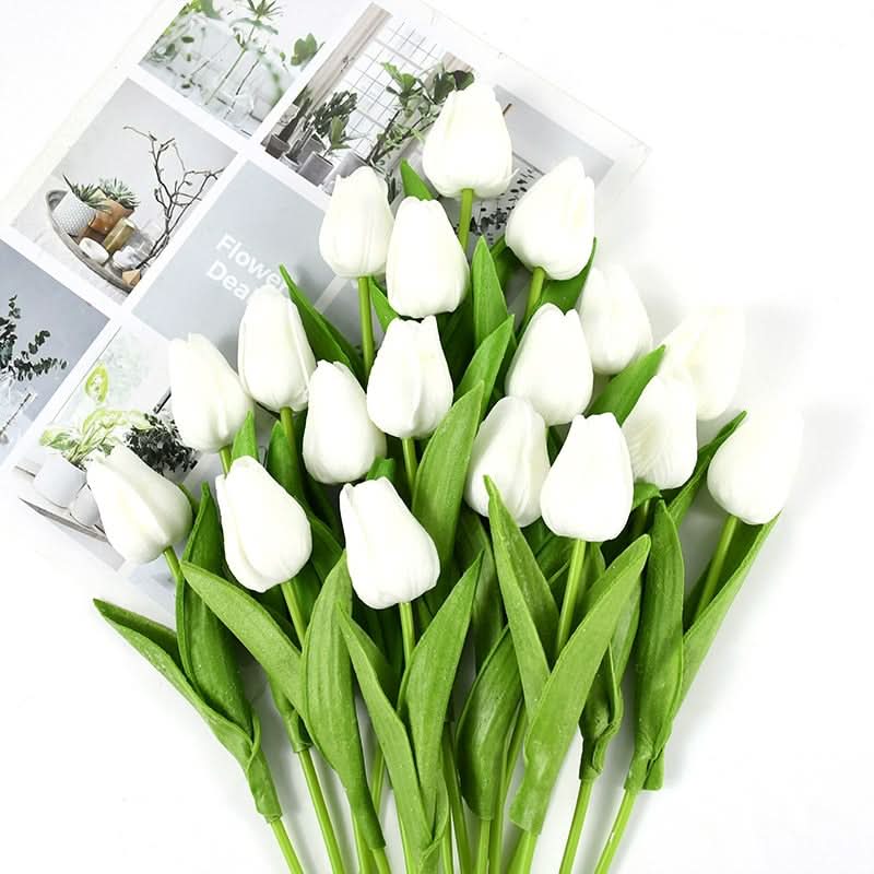 Ramo de Tulipanes Artificiales con Flores Realistas