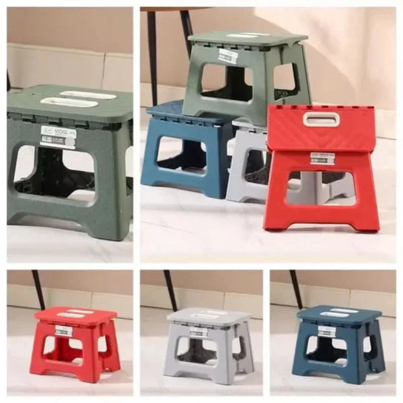 Taburete plegable estable y fácil de transportar