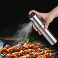 Pulverizador de aceite CULINARA FineMist | Botella de spray de acero inoxidable de 100 ml | Para aceite, vinagre y BBQ | Recargable y dosificable