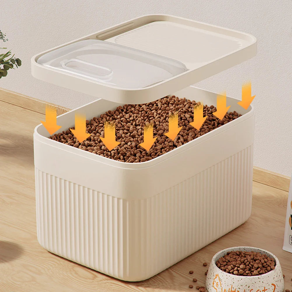 FutterBox FrischGut | Hermético y Protegido contra la Humedad | 5/10/15L | Para Comida de Perros y Gatos