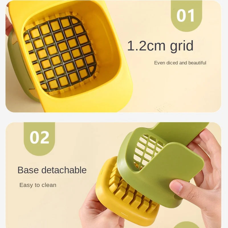 ChopMaster – Cortador de verduras multifuncional y cortador de papas fritas con mecanismo de presión manual | Brehn