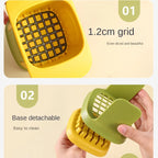 ChopMaster – Cortador de verduras multifuncional y cortador de papas fritas con mecanismo de presión manual