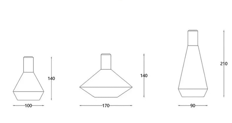 Italia | Lámpara colgante LED minimalista, moderna, negra