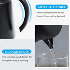 ThermoBrew Jarra Térmica | Acero Inoxidable 304 | Doble Pared y Aislada al Vacío | 6h Caliente / 12h Fría | 0,5 L